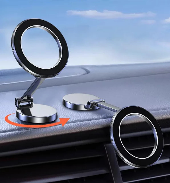 MagSafe Autotelefonhalterung in Gold für iPhone 14 15 16 und Android Smartphones, Magnetische Handyhalterung für Tesla und Auto-Zubehör - Bild 1