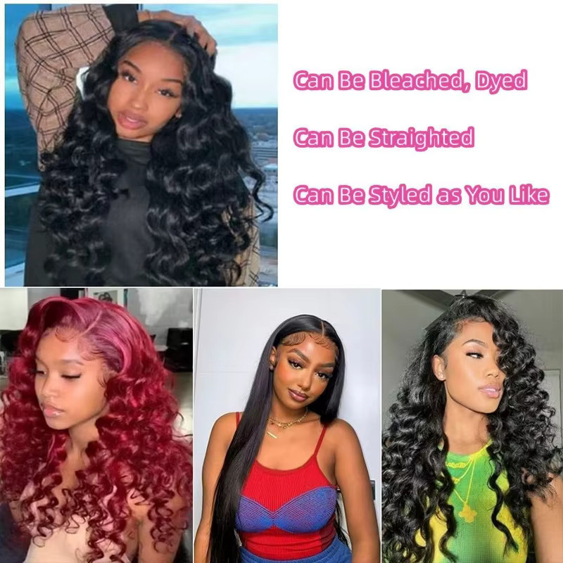 aircabin Bouncy Curly Bundles Extensions, 45g, Brasilianisches Remy Echthaar, Schwarz - Bild 6