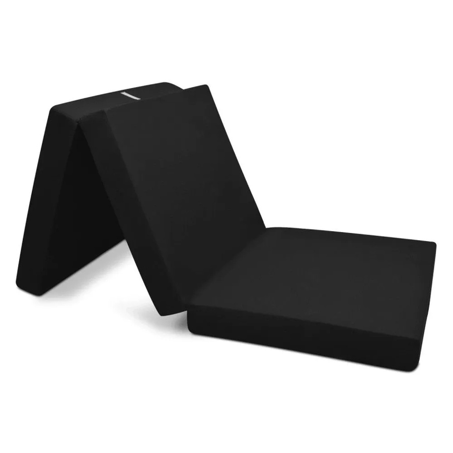 Beautissu Campix Klappmatratze Schwarz B/T/H: 190 x 60 x 7 cm - Bild 2