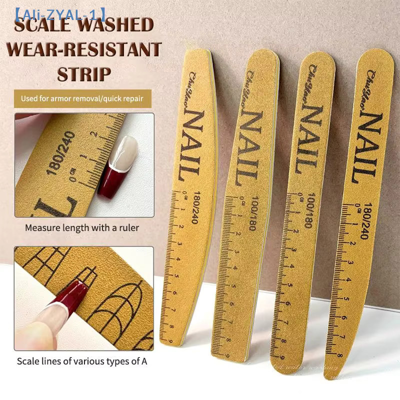 ZYAL-1 Nagelfeilen-Set, 5-teilig, doppelseitig, 100/180 und 180/240 Körnung, Unisex - Bild 2