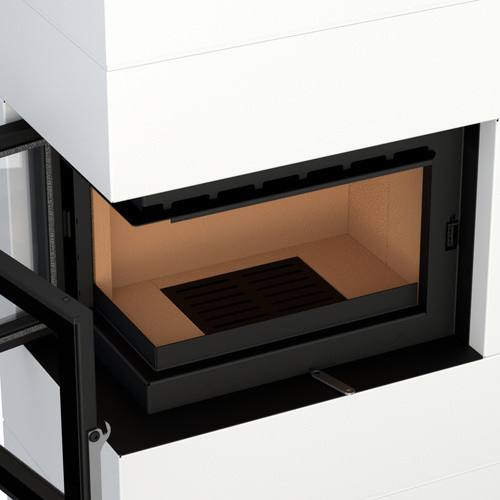 THERMIA Kaminbausatz Integra Plus Line, weiß, links, 8 kW - Bild 3