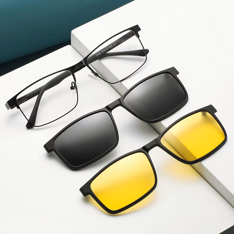 CCspace Lesebrille, Vollrand, Rechteckig, TR90, Schwarz, Männer - Bild 1