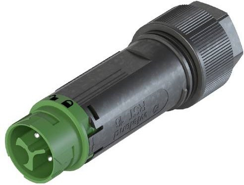 Wieland Electric 46.032.4455.7 Steckverbinder in Grün und Grau - Bild 1