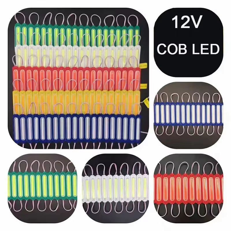 Merryle 20er-Pack 12V LED COB-Modulleuchten, superhell, wasserdicht IP65, Farben: Gelb, Blau, Weiß - Bild 3
