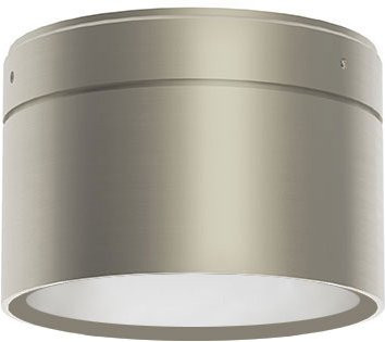 Top Light Puk! 80 One Avantgarde LED-Deckenleuchte in Nickel matt mit mattiertem Glas und warmweißem Licht (2700K) - Bild 1