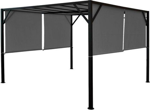 MVG Ersatzbezug MVG-HA016 für Pergola Baia 3 x 3 m, grau, B: 272 cm, H: 496 cm - Bild 1
