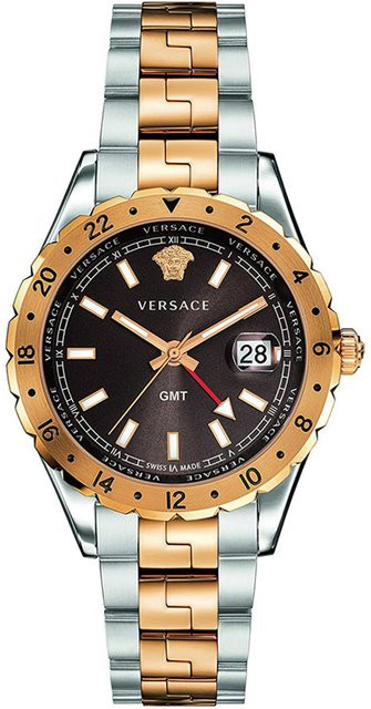 Versace Armbanduhr, Quarz, Edelstahl, Braun, 42 mm, Herren - Bild 1