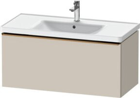 Duravit Waschtischunterschrank D-Neo beige, wandhängend, B: 98,4 cm, T: 45,2 cm, H: 44,0 cm - Bild 1