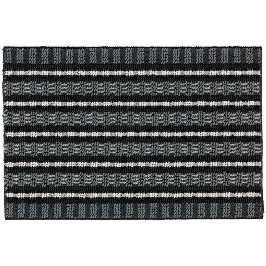 Astra Fußmatte Poly Brush aus Polypropylen in Schwarz-Silber, B/T: 60 cm x 40 cm - Bild 2