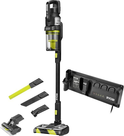 Ryobi Akku-Staubsauger RASV18BL-0 Advanced 18 V One+ mit HEPA 13 Filter und Wandstation, Schwarz