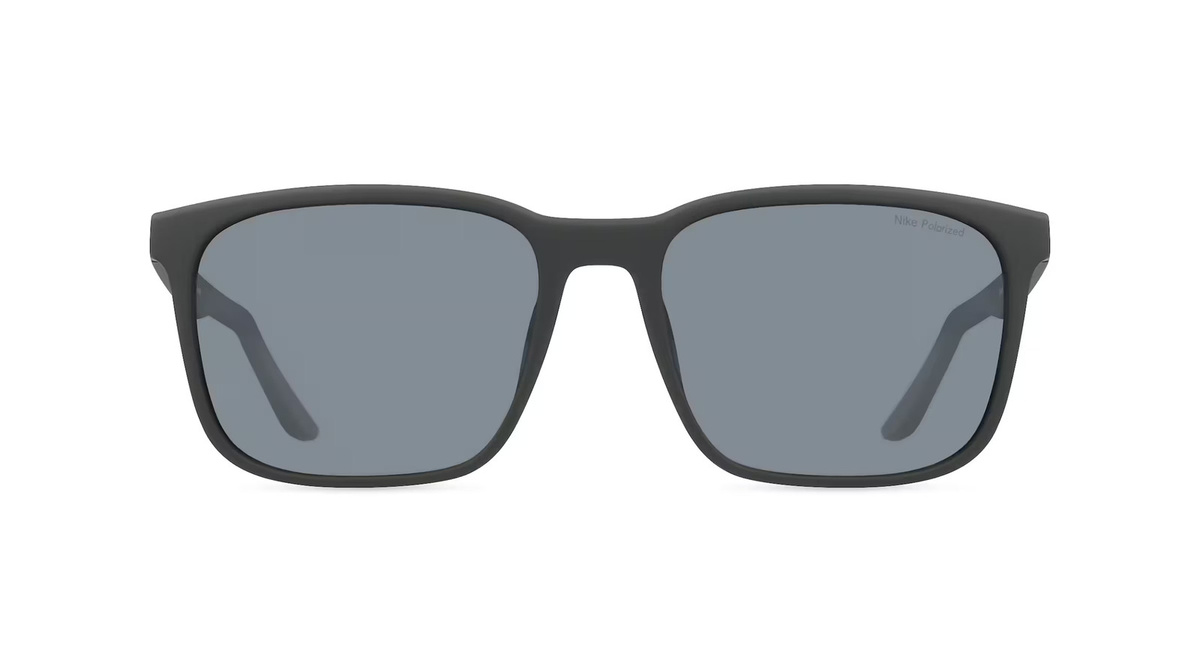 Nike FD1849 Sonnenbrille, Vollrand, quadratisch, Kunststoff, Unisex, schwarz, grau - Bild 1