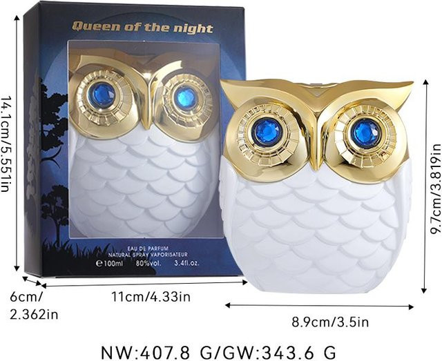 DEOLD Gufo Königin der Nacht Eau de Toilette, 100 ml, Damen, Blumig - Bild 1