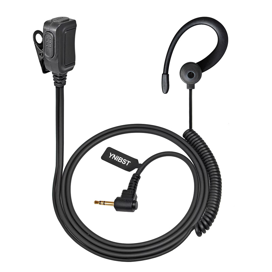Motorola 1-poliger In-Ear Ohrhörer mit PTT-Mikrofon in Schwarz, kompatibel mit TLKR-T60 T61 T62 T80 T81 T82 T-92 H2O T80 Extreme und T82 Extreme - Bild 3