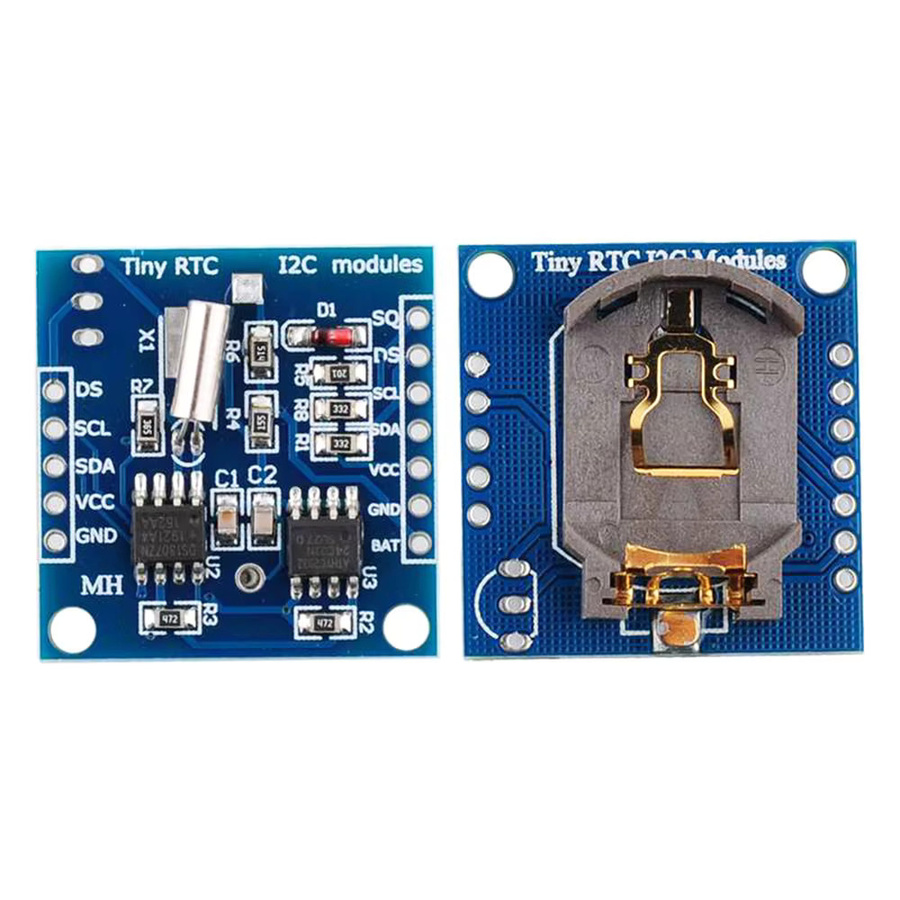10 Stück DIYmalls I2C RTC DS1307 AT24C32 Echtzeituhr-Modul mit Speicher in Blau für Arduino AVR ARM PIC Tiny - Bild 2