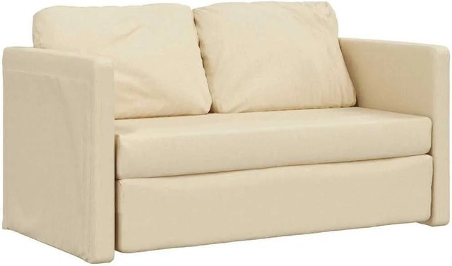 vidaXL Bodensofa mit Schlaffunktion in Beige, Stoff, B/T/H: 174 x 112 x 55 cm - Bild 1