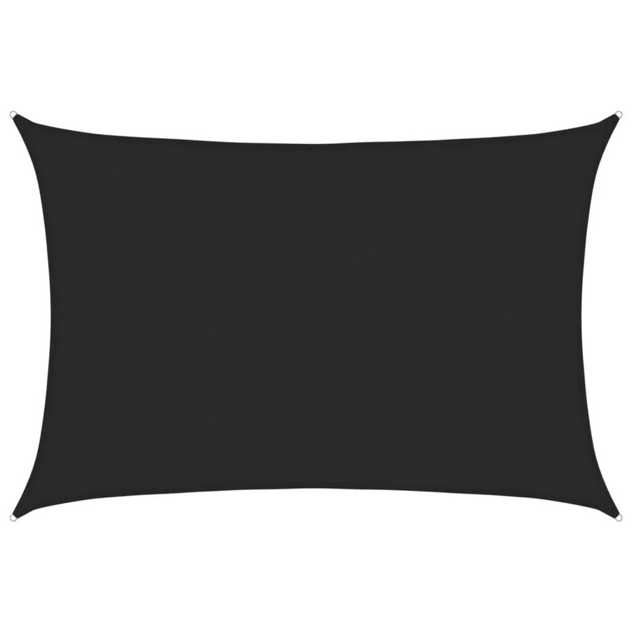 Furnicato Sonnensegel aus HDPE in Schwarz, Rechteckig, B: 700 cm, T: 500 cm - Bild 2