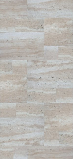 Sanowall Duschrückwand Travertin in Beige mit Steinoptik und mattem Finish - Bild 1