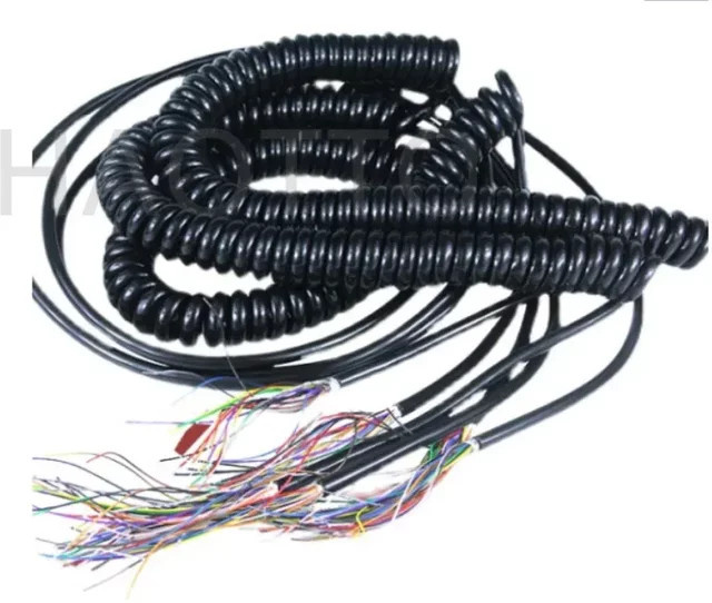 Federspiralkabel für CNC Elektronisches Handrad in Schwarz - Bild 1