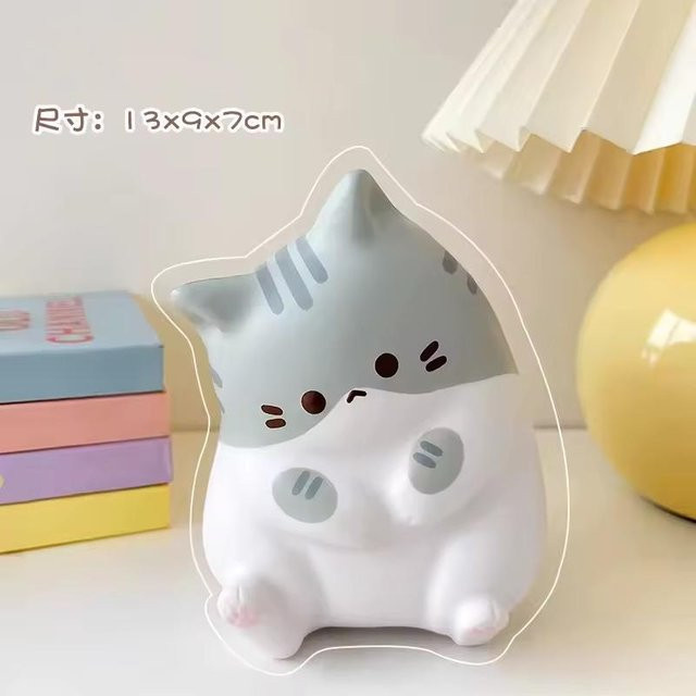 Cartoon-Katzen-Quetschspielzeug, weiches PU, langsamer Rückprall, Fidget-Sensorikspielzeug - Bild 1