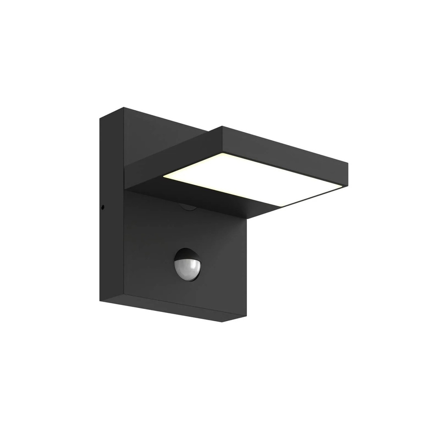 Lucande LED Außenwandleuchte Silvan in Schwarz aus Aluminium mit Bewegungsmelder und IP54 Schutz - Bild 2