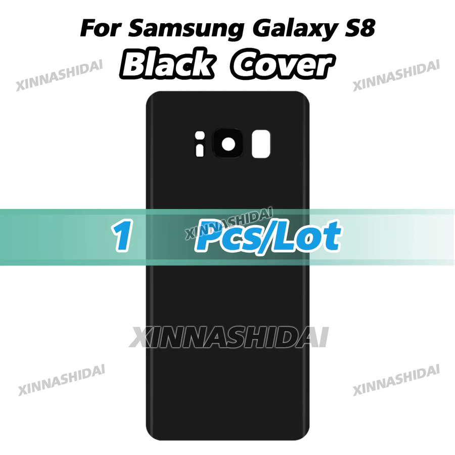 Samsung Galaxy S8 G950F Ersatzgehäuse Batterieabdeckung Hintertür in Schwarz und Multicolour (refurbished) - Bild 3