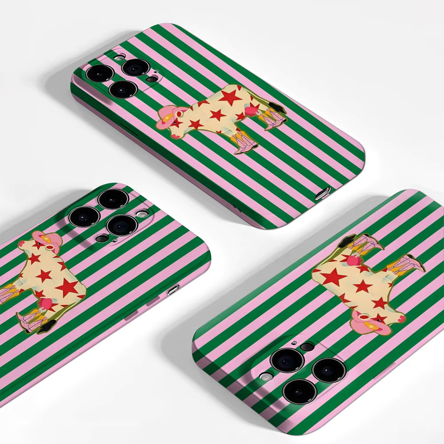 Cowboy Calf Handyhülle für iPhone 17 16 15 14 13 12 Pro Max Plus mit doppelschichtiger Rückseite in Multicolour - Bild 2