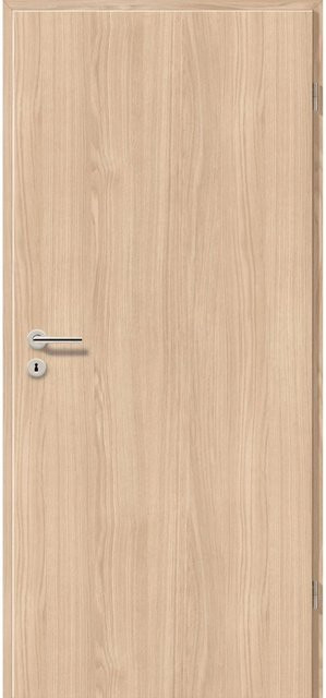 Zimmertür GetaDoor CPL GL 342 Eiche Elegance in Braun und Beige, B: 73,5 cm, H: 198,5 cm, DIN Rechts - Bild 1