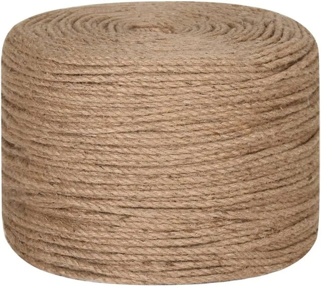 vidaXL Juteseil in Beige mit 250 m Länge und 6 mm Stärke - Bild 1