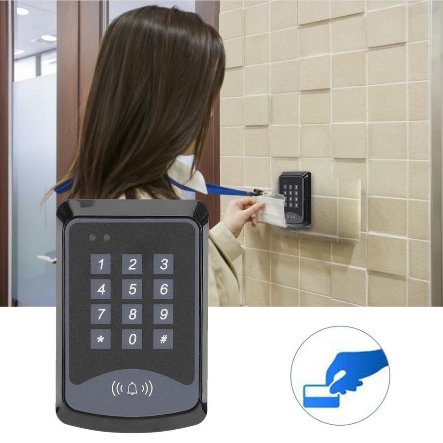 Painter Passwort-Zugangskontrollsystem mit Tür-ID-Kartenleser und Tastatur in Grau - Bild 5