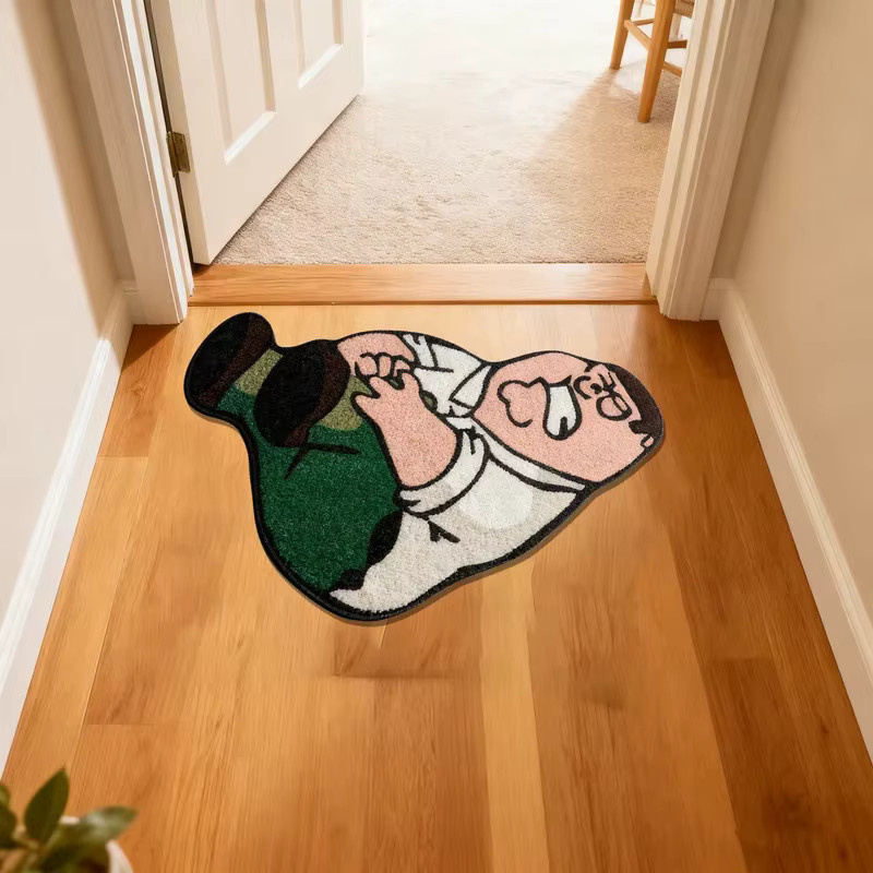 VIKAMA Cartoon-Kinderteppich mit niedlichem Motiv in Multicolour für das Kinderzimmer oder Wohnzimmer - Bild 5