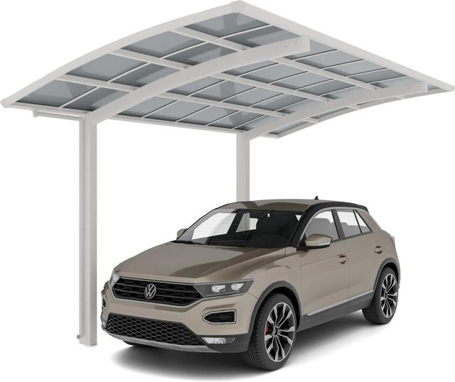 Ximax Einzelcarport Portoforte Typ 80 in Winterweiß B/T: 270,4 x 495,4 cm - Bild 1