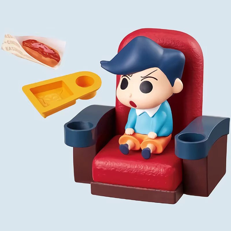 RE-MENT Crayon Shin-chan Kasukabe Kino Theater, Miniaturszene, Blind Box - Bild 4