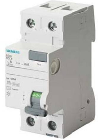 Siemens FI-Schutzschalter RCD 5SV4614-0KL, 40A, 0.3A, 230V, Weiß - Bild 1