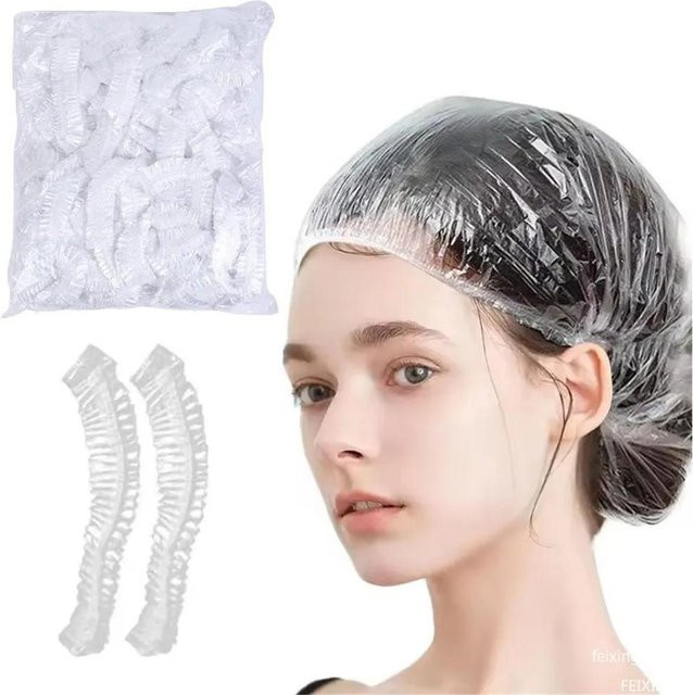 ZHG Einweg Duschhaube, 100 Stück, Weiß, Damen - Bild 1
