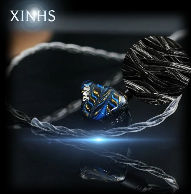 XINHS Blue Fairy HS08 In-Ear HIFI-Kopfhörer mit 2DD+2BA Hybrid-Technologie in Blau - Bild 1