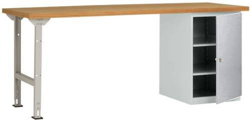 Manuflex WC5122.9006 Werkbanksystem Alusilber B/T/H: 150 x 80 x 70 cm - Bild 1