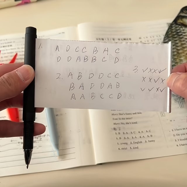 Einziehbarer unsichtbarer Stift in Schwarz für geheime Notizen und Prüfungen - Bild 1