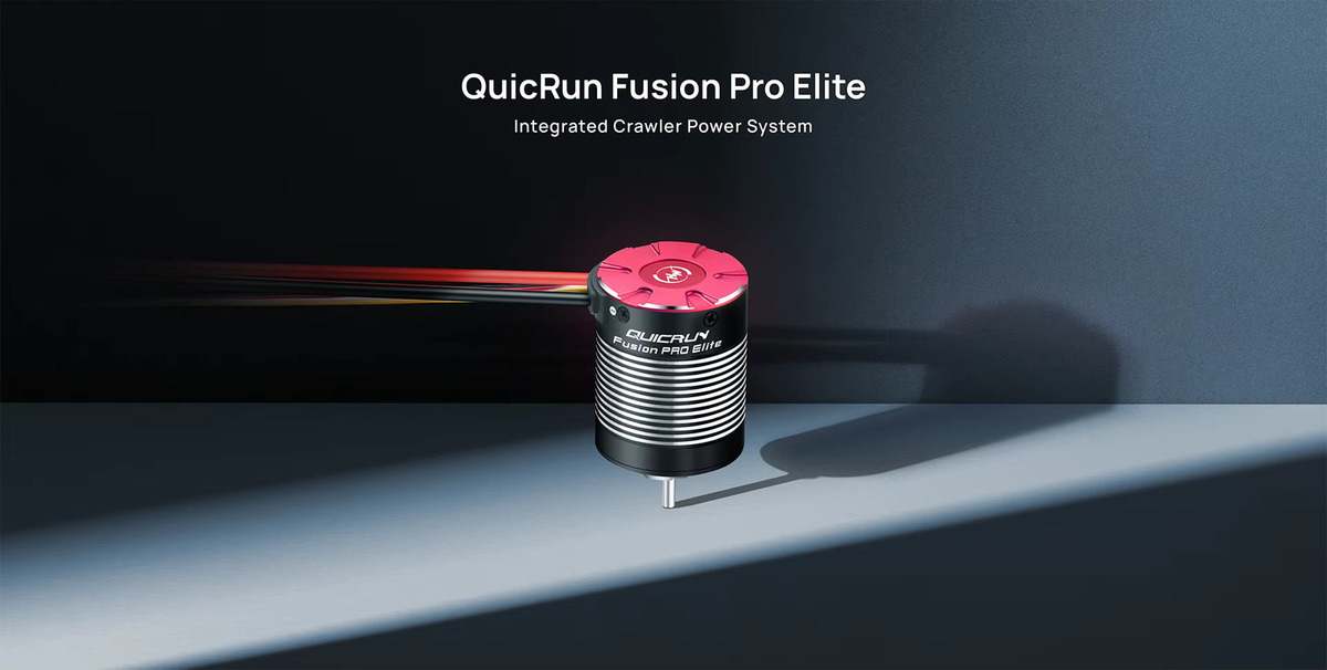 Hobbywing QUICRUN Fusion Pro Elite 2300KV, bürstenloser 2-in-1-Raupenmotor - Bild 3