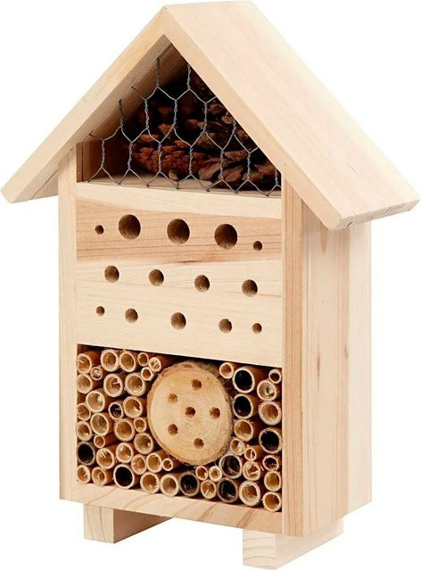 Insektenhotel von Creativ Company aus Holz in Beige - Bild 1