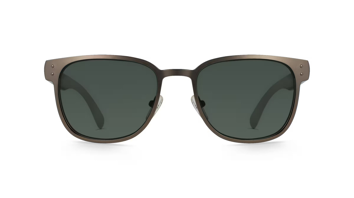 Fielmann MC 473 SUN Sonnenbrille Herren, Vollrand, Quadratisch, Edelstahl, Grau - Bild 1