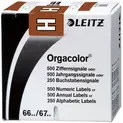 Leitz Buchstabensignal Orgacolor braun Markierung aus Papier - Bild 1