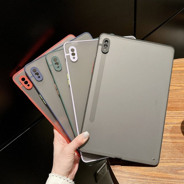 Matte Schutzhülle für Samsung Galaxy Tab S9 FE, S8, S7, S6 Lite und weitere Modelle, Hard Back Shell, Farbe: Lila - Bild 1