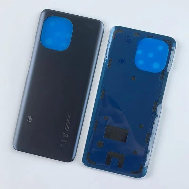 Xiaomi Mi 11 5G Ersatzgehäuse Rückseite aus Glas inklusive Klebstoff Schwarz - Bild 1