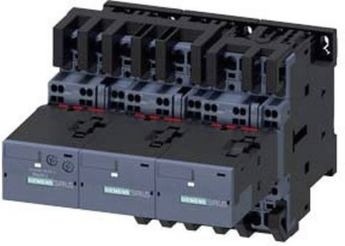 Siemens Stern-Dreieck-Kombination 3RA2426-8XF32-2AC2 mit 3 Schließern, 690 V/AC, grau - Bild 1