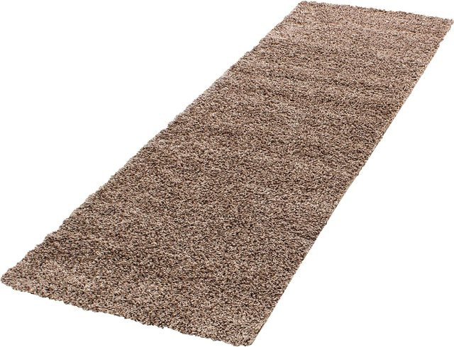 Ayyildiz Hochflorteppich Life Mokka in Shaggy-Stil, B/L: 80 x 250 cm - Bild 1
