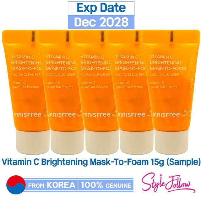 INNISFREE Vitamin C Aufhellende Maske zum Aufschäumen, 75 g, Unisex - Bild 1