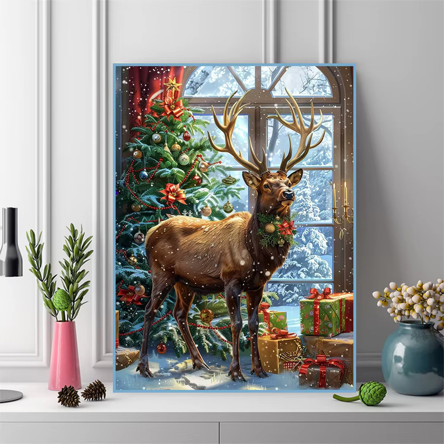 EverShine 5D DIY Diamant Stickerei Hirsch Tier Mosaik mit runden Diamanten in Multicolour - Bild 3