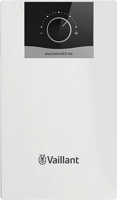 Vaillant Kompaktdurchlauferhitzer VED E 11-13 L U, elektronisch, Weiß - Bild 1