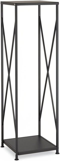 Relaxdays Kaminholzregal aus Stahl in Schwarz, B/T/H: 111,5 x 34 x 34 cm - Bild 1