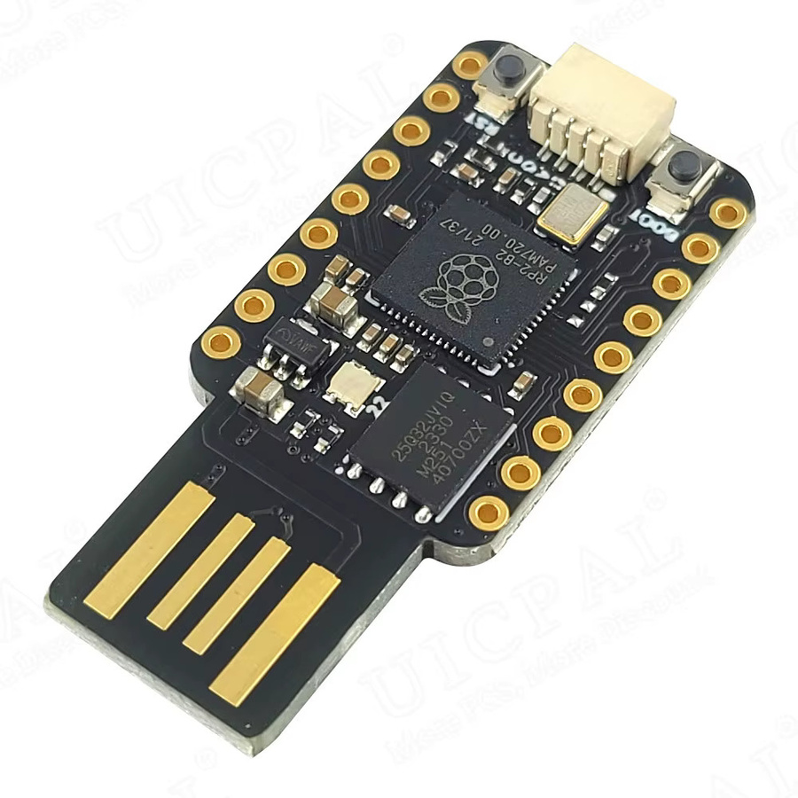 Mini USB RP2040 Entwicklungsboard-Modul für Raspberry Pi mit Dual Core und 4 MB Speicher in Schwarz mit USB-C Anschluss - Bild 3